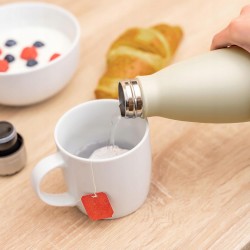 Outlet Termos na napoje Reer 0,5 l ze stali nierdzewnej wytrzymały Beżowy