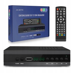Outlet Tuner DVB-T2 HEVC H.265 HD z HDMI, SCART, USB PVR i pilotem