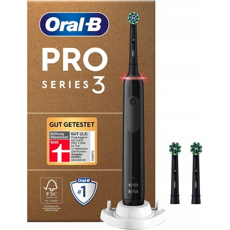 Outlet Oral-B Pro Series 3 szczoteczka elektryczna czarna kontrola docisku