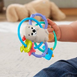 Outlet Gryzak na ząbkowanie, z grzechotką Fisher-Price tkanina