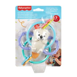 Outlet Gryzak na ząbkowanie, z grzechotką Fisher-Price tkanina
