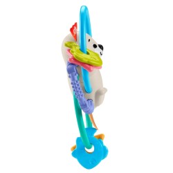 Outlet Gryzak na ząbkowanie, z grzechotką Fisher-Price tkanina