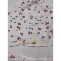 Outlet Vicloon Otulacz niemowlęcy 3-6 m 100% bawełna organiczna biały