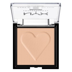 Puder do twarzy NYX Professional Makeup prasowany matujący LIGHT MEDIUM 6 g