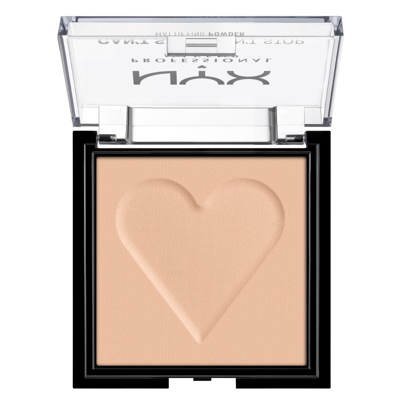 Puder do twarzy NYX Professional Makeup prasowany matujący LIGHT MEDIUM 6 g