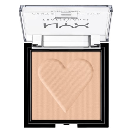 Puder do twarzy NYX Professional Makeup prasowany matujący LIGHT MEDIUM 6 g