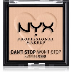 Puder do twarzy NYX Professional Makeup prasowany matujący LIGHT MEDIUM 6 g