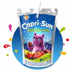 10x Sok owocowy Capri-sun 200 ml Monster Alarm wieloowocowe 20,1% soków