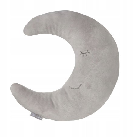Outlet Poduszka dekoracyjna pod szyję Roba 32 x 28 cm księzyc szary