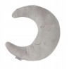 Outlet Poduszka dekoracyjna pod szyję Roba 32 x 28 cm księzyc szary