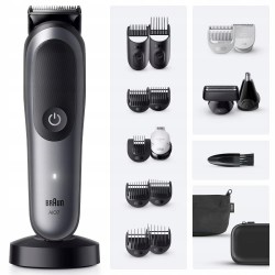 Outlet BRAUN SERIES 7 AIO7585 TRYMER MASZYNKA ZESTAW 18W1 DCzarna
