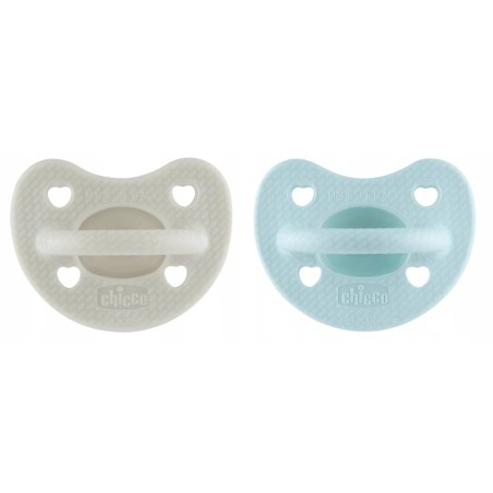 Smoczek Chicco Smoczek uspokajający Soft Luxe 6-16cm silikon 6 m+ 2szt