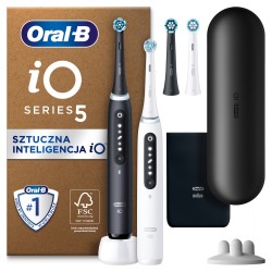 Outlet Zestaw elektrycznych szczoteczek do zębów Oral-B iO Series 5 2 szt