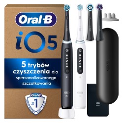 Outlet Zestaw elektrycznych szczoteczek do zębów Oral-B iO Series 5 2 szt