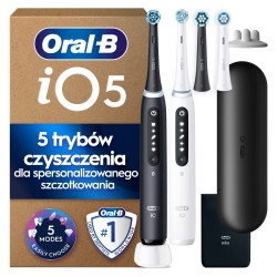 Outlet Zestaw elektrycznych szczoteczek do zębów Oral-B iO Series 5 2 szt