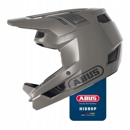 Kask ABUS HiDrop Downhill Fullface, szary, rozmiar L