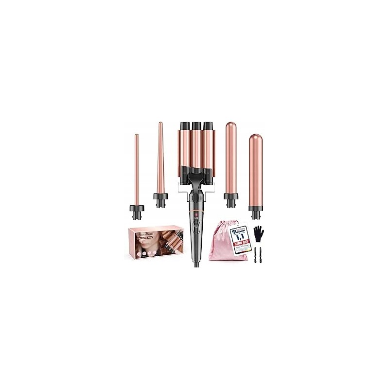 Outlet Lokówka do Włosów 5w1 Ceramiczna Falownica BESTOPE PRO