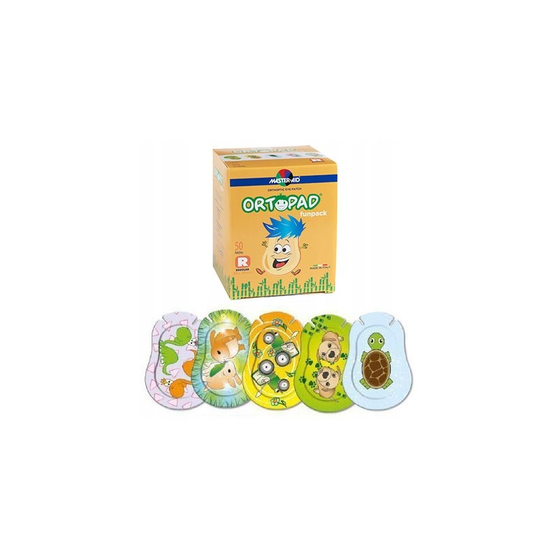 ORTOPAD Happy Fun Pack JUNIOR Plastry na oko 50 sztuk