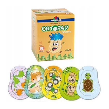 ORTOPAD Happy Fun Pack JUNIOR Plastry na oko 50 sztuk