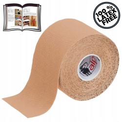 Alpidex Taśma Kinezjologiczna Beżowa 6 Rolek 5m x 5cm