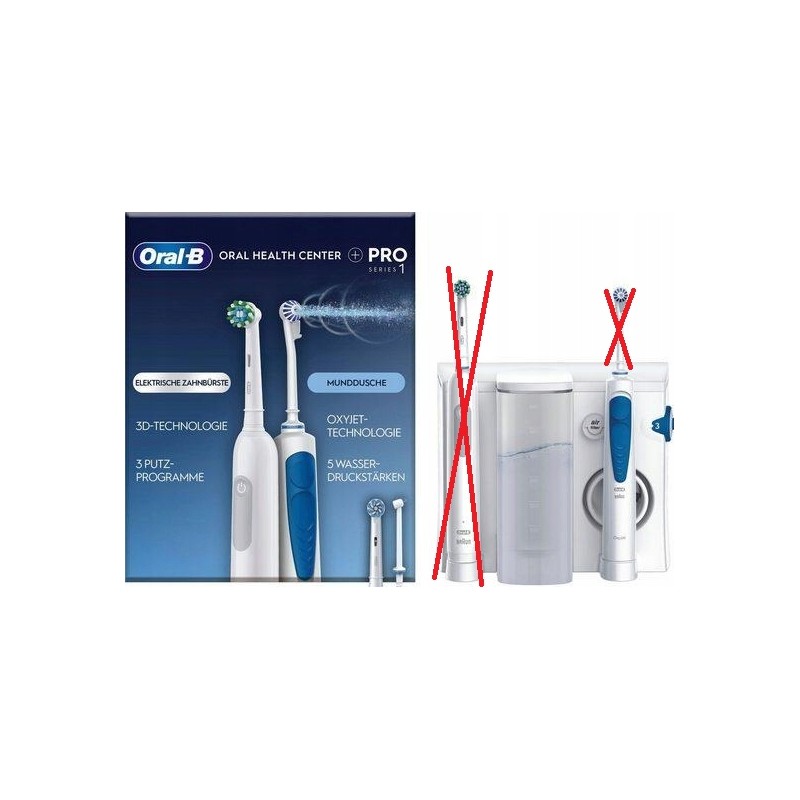 Outlet Irygator Oral-B Oral Health Center Oxyjet Pro Series 1 Biały