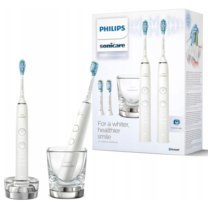 Outlet 2x Szczoteczka Soniczna Elektryczna Philips HX9914/62 Biała 4