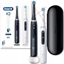 Outlet Szczoteczka elektryczna Oral-B iO Series 5 Duo soniczna biało-czarna