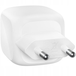 Outlet Kompaktowa Ładowarka Sieciowa Belkin Pro 50W 2x USB-C PD 3.0 Biała