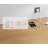 Outlet Kompaktowa Ładowarka Sieciowa Belkin Pro 50W 2x USB-C PD 3.0 Biała
