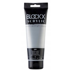 Farba akrylowa Blockx 61080BXC 250ml srebrna metaliczna półtransparentna