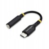 StarTech USBCAUDIO2 kabel audio 0,127 m USB Type-C 2.0 3,5 mm Czarny