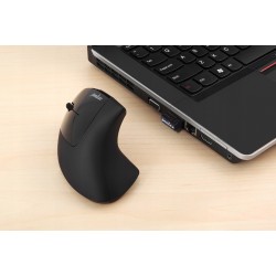 Outlet Leworęczna Mysz Bezprzewodowa 2.4GHz DPI 1600 Czarna RGB