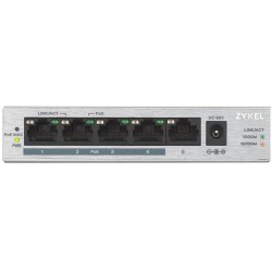Outlet Switch Sieciowy PoE ZyXEL GS1005HP-EU0101F 5x Gigabit PoE+