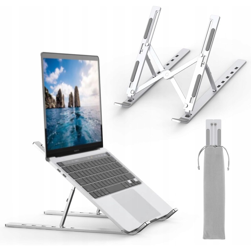 Outlet Stojak na laptopa regulowana wysokość uniwersalny 10 do 17,3 cala
