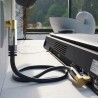 Outlet KabelDirekt 1,5 m kabel antenowy koncentryczny 90° kolanko klasa A