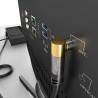 Outlet KabelDirekt 1,5 m kabel antenowy koncentryczny 90° kolanko klasa A