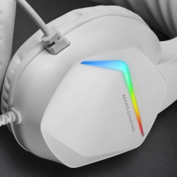 Outlet Słuchawki z Mikrofonem Gaming Mars Gaming MH122 LED Redukcja szumów
