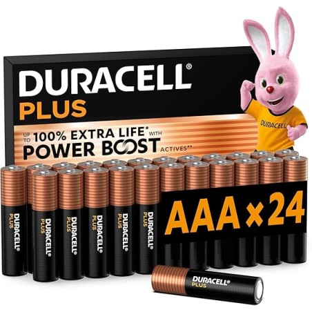 Outlet B8818 DURACELL Baterie Plus AAA (20 szt.) - baterie alkaliczne 1,5 V