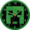 Outlet Zegar ścienny gamingowy Minecraft Creeper 25cm dla dzieci