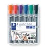 Marker Lumocolor 356 B do tablic papierowych Staedtler 6 szt. wielokolorowy