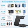 Outlet WATOE B16 Stacja Ładująca 3w1 Do Telefonu Słuchawek Zegarka 15W
