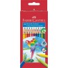 Outlet Kredki ołówkowe trójkątne Faber-Castell 24 sztuki Różnokolorowe