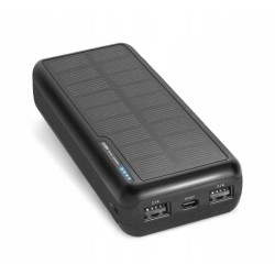 Outlet Powerbank solarny SBS TTBB20000SK 20000 mAh 10W 2x USB-A/ 1x USB-C