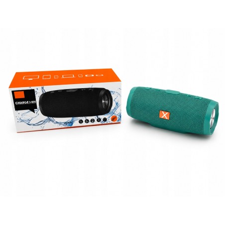 Outlet Głośnik Bluetooth CHARGE 3+ MINI BEZPRZEWODOWY Przenośny 20W MIĘTOWY