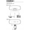Outlet Głośnik Bluetooth CHARGE 3+ MINI BEZPRZEWODOWY Przenośny 20W MIĘTOWY