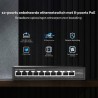 Outlet YuLinca 10-portowy mini switch PoE 120 W metalowy