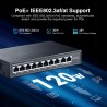 Outlet YuLinca 10-portowy mini switch PoE 120 W metalowy