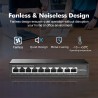 Outlet YuLinca 10-portowy mini switch PoE 120 W metalowy