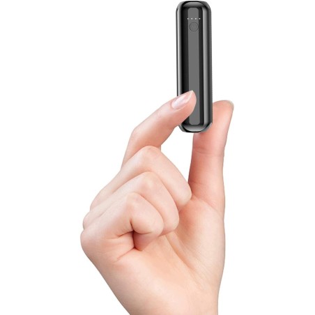 Outlet Powerbank Hganus 5000 mAh USB-B Micro USB 10x2,5cm 99g czarny