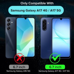 Outlet ivoler Etui do Samsung Galaxy A18 ciemnozielone + 2 szkła hartowane
